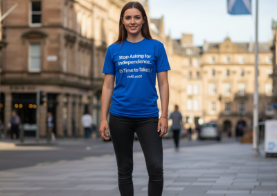 stop asking for independence t shirt